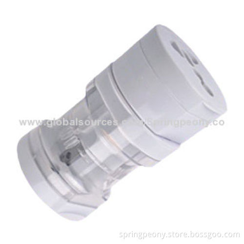 Universal Travel Power Plug with 110-250V AC Input, 6A Fuse